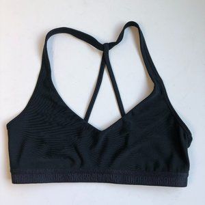 Under Armour Black Yoga / Athletic Low Impact Support Strappy Bra Athleisure